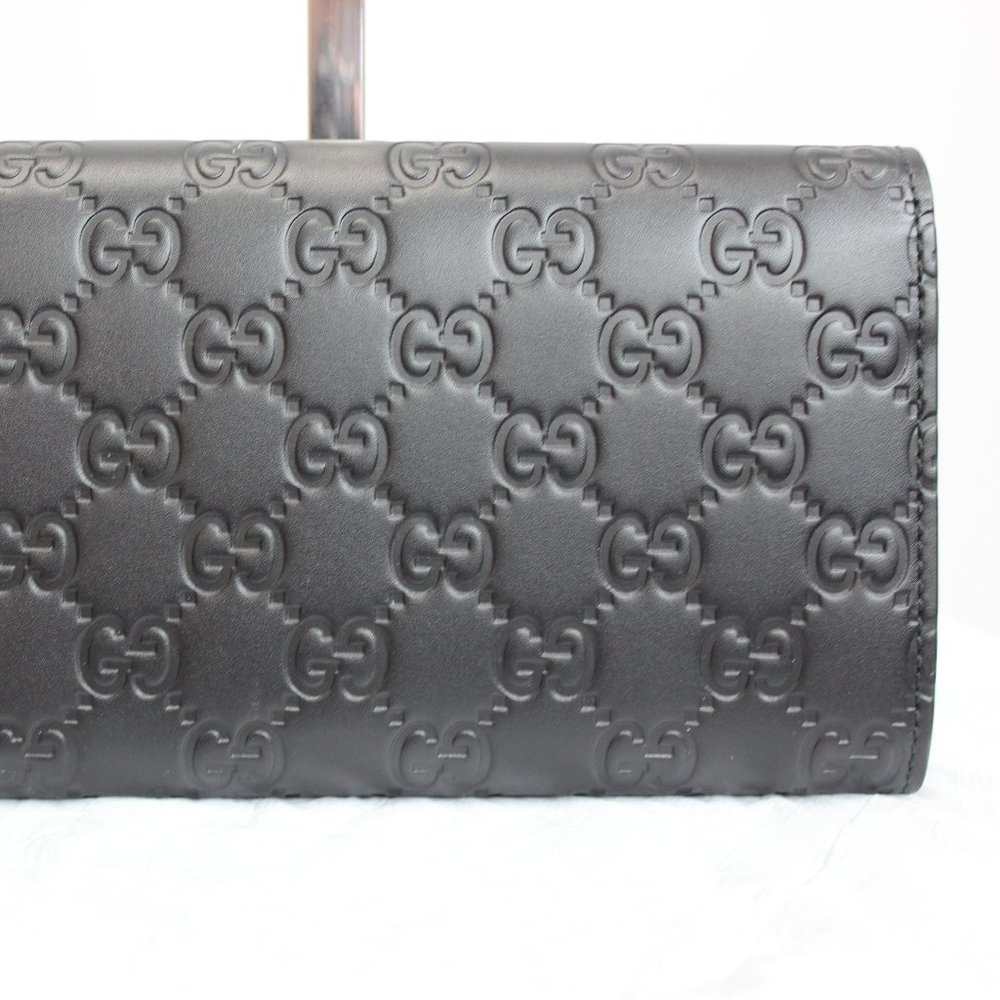 Gucci Signature Guccissima GG Wallet in Black NEW IN BOX - Picture 7 of 11